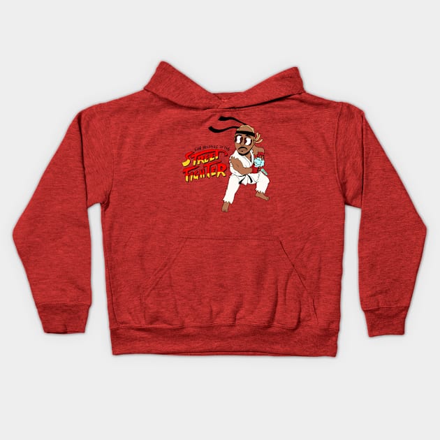 she belongs to the street fighter Kids Hoodie by GRIPLESS